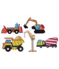 Maskiner bord deko 10 stk