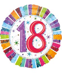 Folieballon 18 år Holografisk