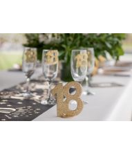 Guld bord deko 18 år