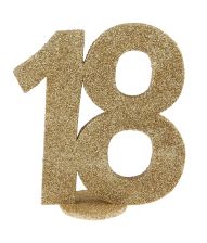 Guld bord deko 18 år