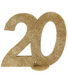 Guld bord deko 20 år