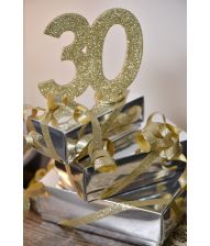 Guld bord deko 30 år