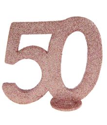 Rose gold bord deko 50 år