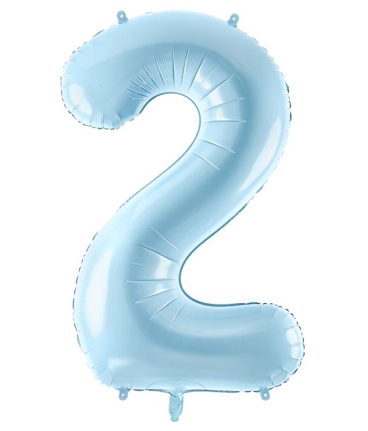 Folieballon Lyseblå 86 cm 2