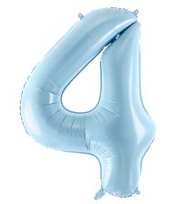 Folieballon Lyseblå 86 cm 4