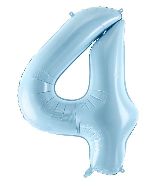 Folieballon Lyseblå 86 cm 4