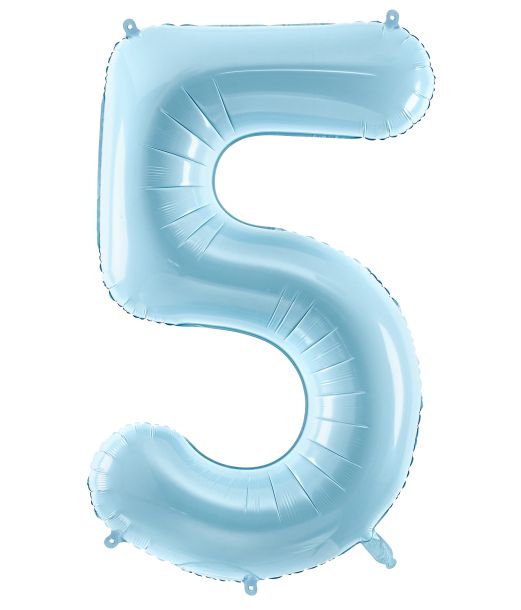 Folieballon Lyseblå 86 cm 5