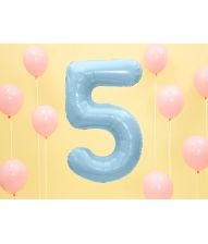 Folieballon Lyseblå 86 cm 5