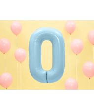 Folieballon Lyseblå 86 cm 0