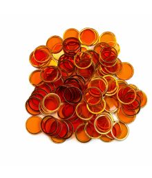 Magnetbrikker orange 100stk