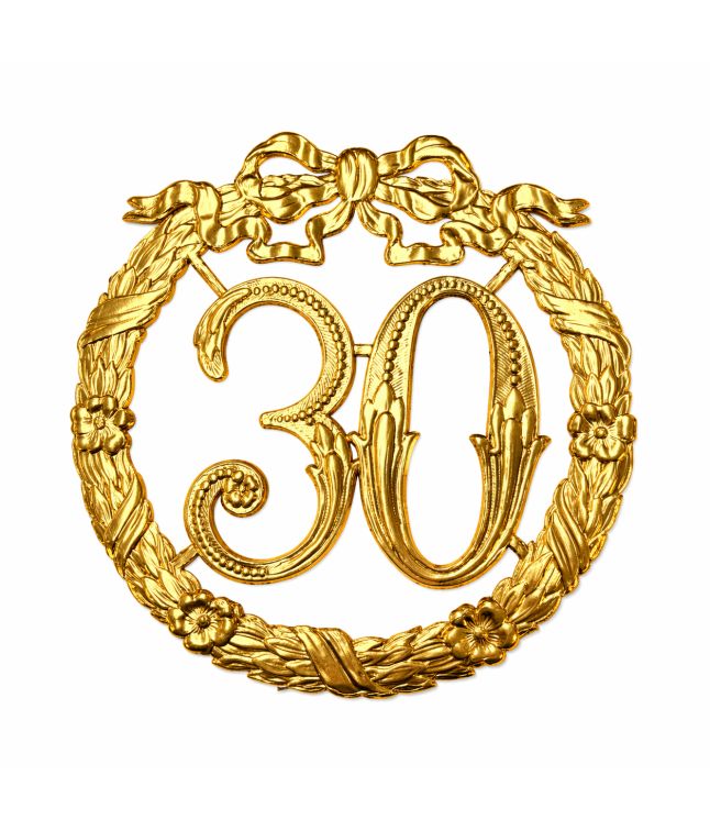 Krans 30 år, 24 cm