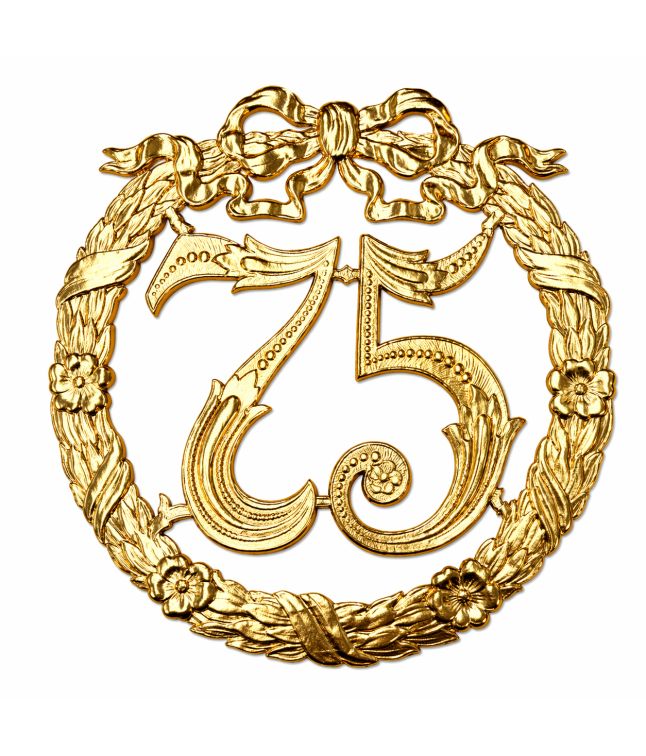 Krans 75 år, 24 cm