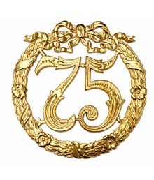 Krans 75 år, 24 cm