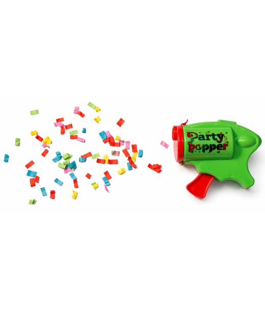 Konfetti pistol m 3 magasiner