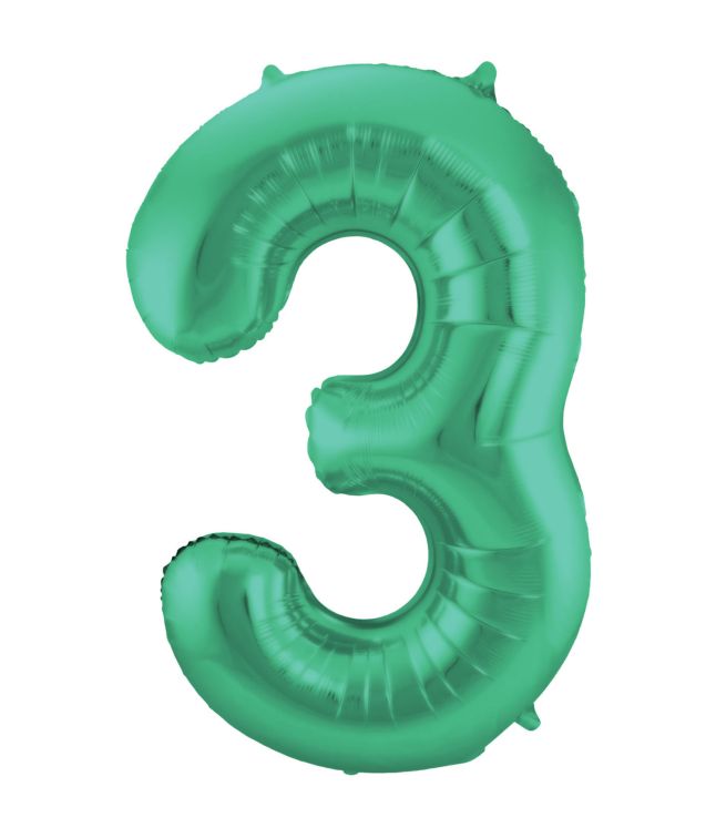 Folieballon grøn 86 cm 3