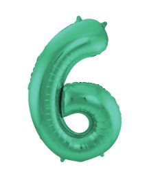 Folieballon grøn 86 cm 6