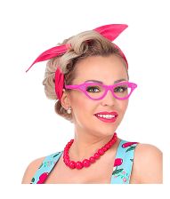 50's brille pink