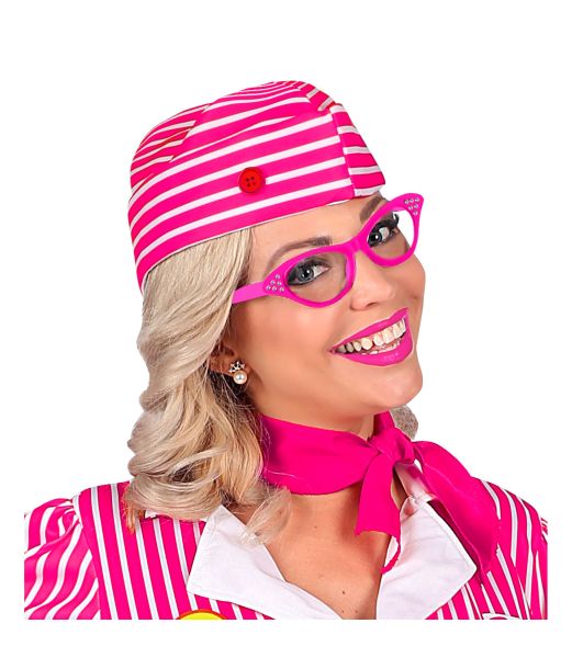 50's brille pink