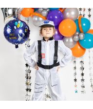 Space Happy Birthday folieballon 45 cm