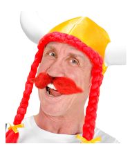Rødt Moustache
