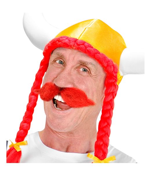 Rødt Moustache