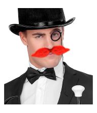 Rødt Moustache