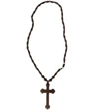 Rosenkrans i træ m kors