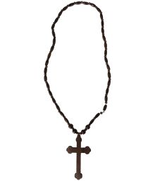 Rosenkrans i træ m kors