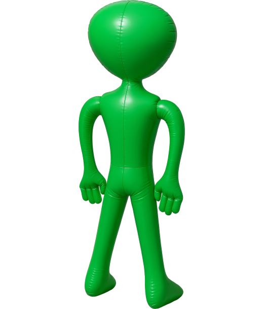 Oppustelig Alien 90 cm.