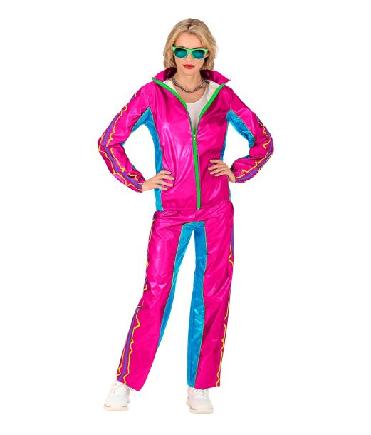 Joggindragt Pink metallic S