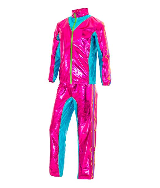 Joggindragt Pink metallic S