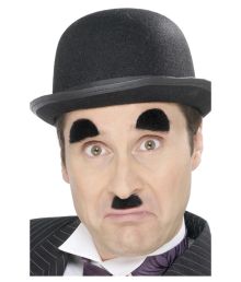 Charlie Chaplin skägg och ögonbryn