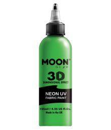 Neongrön UV-tygfärg, 125 ml