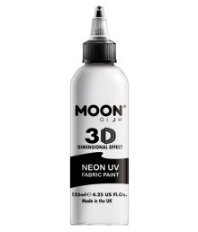 Vit UV-tygfärg, 125 ml