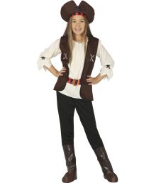Piratkostym för flickor