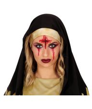 Besatt nunna-maskeraddräkt