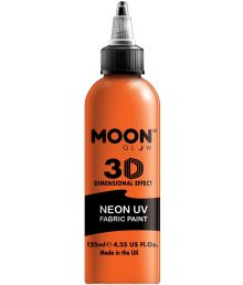 Neon UV Stofmaling orange