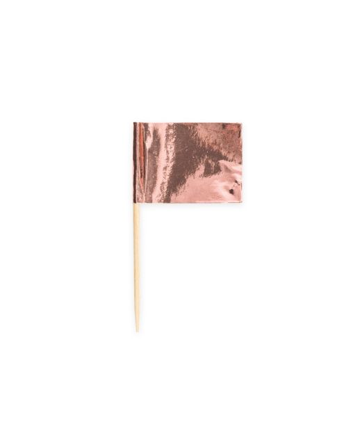 Kageflag Rosegold 50 stk.