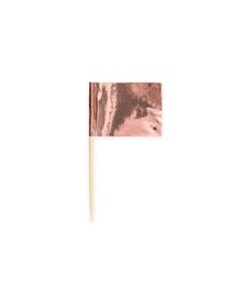 Kageflag Rosegold 50 stk.