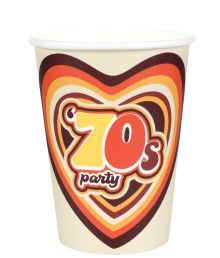 70s Party papkrus 10 stk