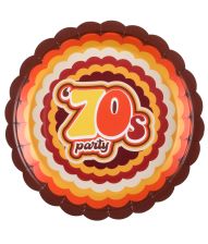 70s Party paptallerken ø23cm