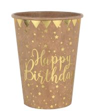 Natur Happy birthday papkrus 27 cl