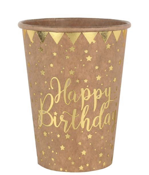 Natur Happy birthday papkrus 27 cl