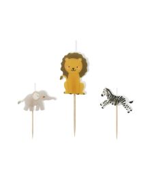 Safari figurljus, 3 st