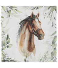 Heste servietter 33x33 cm
