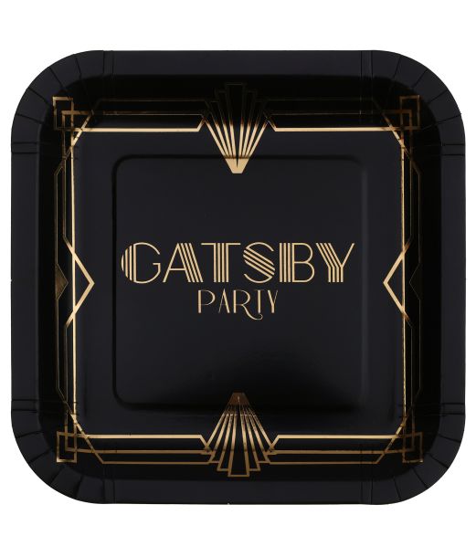 Gatsby paptallerken 23x23 cm