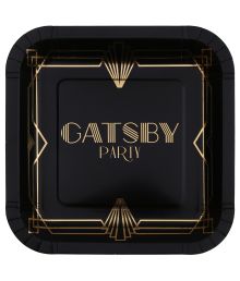 Gatsby paptallerken 23x23 cm