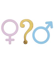 Girl or boy bord deko 10 stk