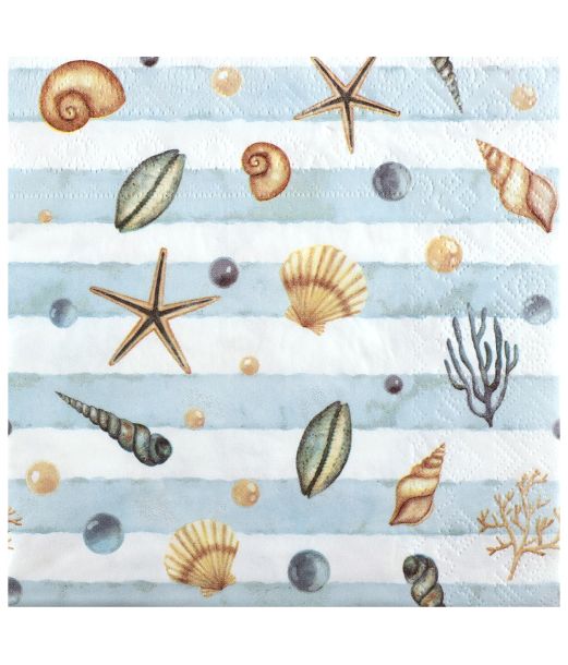 Havet servietter 33x33 cm