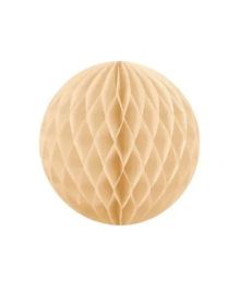 Krämvita honeycomb-boll, 20 cm